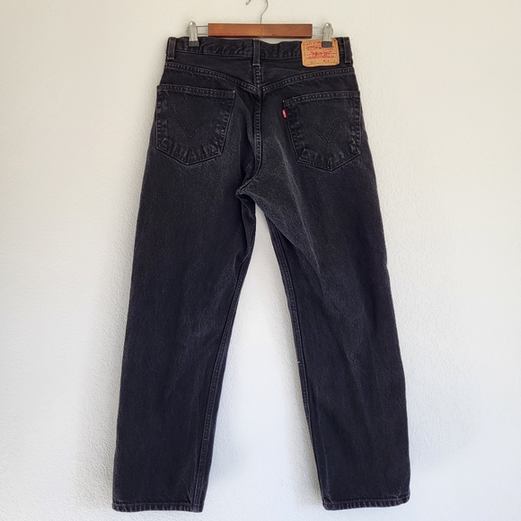 Levi's 550 34x30 black denim jeans - Picture 4 of 12